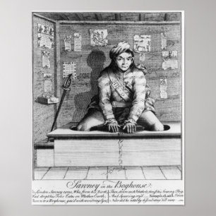 Sawney im Boghouse, 1745 Poster