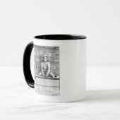 Sawney im Boghouse, 1745 Tasse (Vorderseite Links)