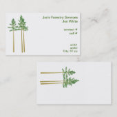 Sawtimber drei sortierte Kiefer Visitenkarte (Vorne/Hinten)