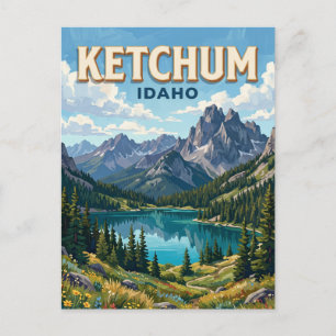 Sawtooth National Recreation Area Ketchum Idaho Postkarte
