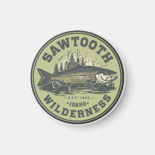 Sawtooth Wilderness Idaho Bergwandern Alpin Magnet