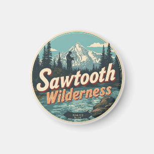 Sawtooth Wilderness Idaho Bergwandern Alpin  Magnet