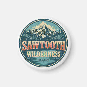 Sawtooth-Wildnis Idaho Bergwandern Alpin Magnet
