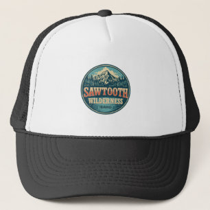 Sawtooth-Wildnis Idaho Bergwandern Alpin  Truckerkappe