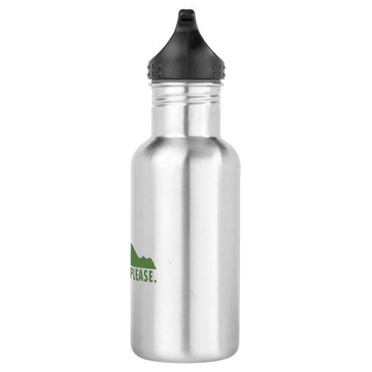 Sawtooths Bitte Edelstahlflasche (Rechts)