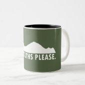 Sawtooths Bitte Zweifarbige Tasse (VorderseiteRechts)