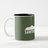Sawtooths Bitte Zweifarbige Tasse (Links)