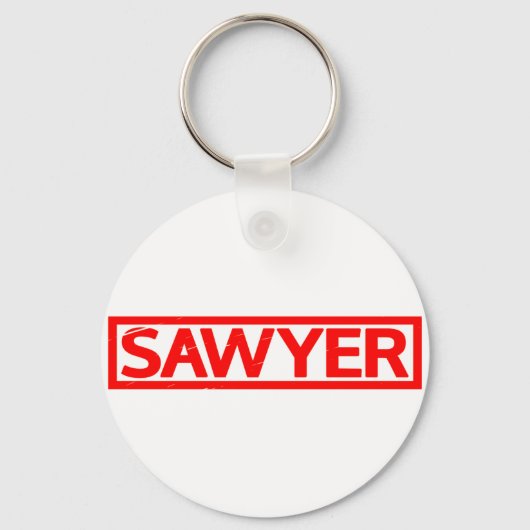 Sawyer-Briefmarke Schlüsselanhänger (Vorderseite)