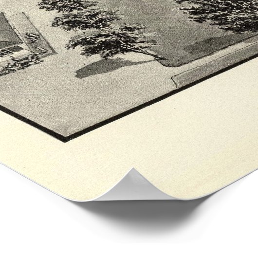 Sawyer Woolen Mills Poster (Ecke)