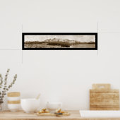 Sawzahngebirge Stanley ID Foto 1936 Poster (Küche)