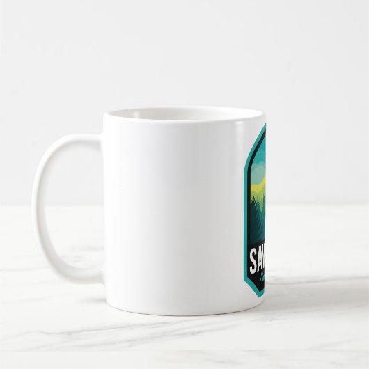 Sawzahnnaiv-Waldkennung Kaffeetasse (Links)