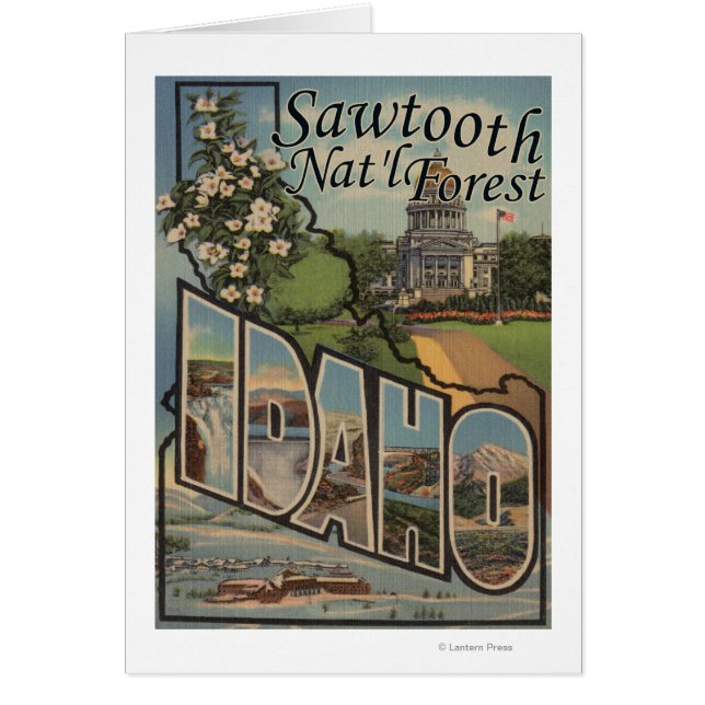 Sawzahnnat'l Forest, Idaho - Grosser Brief (Vorne)