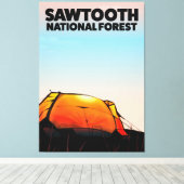 Sawzahnnatswaldplakat Leinwanddruck (Insitu (Holzboden))