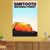 Sawzahnnatswaldplakat Leinwanddruck (Insitu (Wohnzimmer))