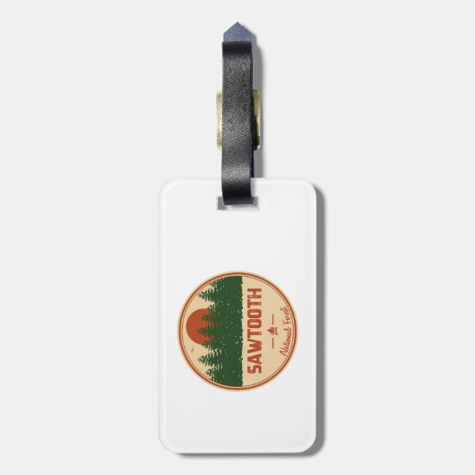 Sawzahnwald Gepäckanhänger (Rückseite vertikal)