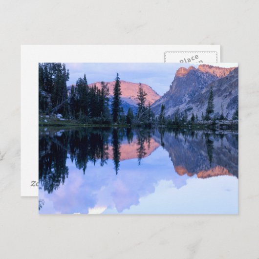 Sawzahnwilderness, Idaho. USA. Cumulus Postkarte (Vorne/Hinten)