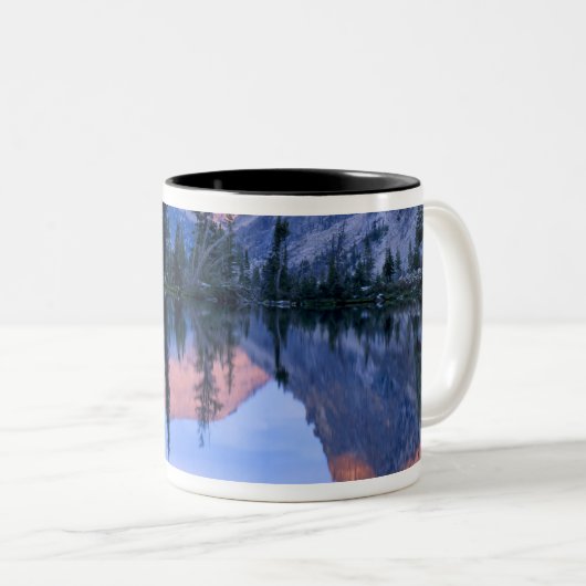 Sawzahnwilderness, Idaho. USA. Kumulus Zweifarbige Tasse (VorderseiteRechts)