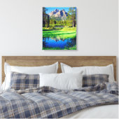 Sawzahnwilderness Leinwanddruck (Insitu (Schlafzimmer))