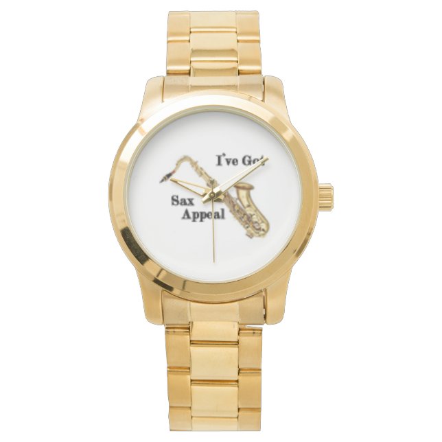 Sax Appeal Gold Watch Armbanduhr (Vorderseite)