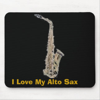 Sax, i-Liebe mein AltSax Mousepad