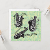 Sax Karte (Vorderseite/Rückseite Beispiel)