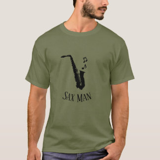 Sax Man Cool Funny Music Saxophon T-Shirt