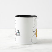 Sax mit Snowman-Tasse Tasse (Zentrum)