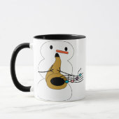 Sax mit Snowman-Tasse Tasse (Links)