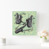 Sax Quadratische Wanduhr (Zuhause)