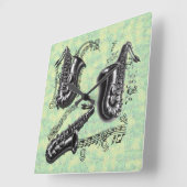 Sax Quadratische Wanduhr (Winkel)