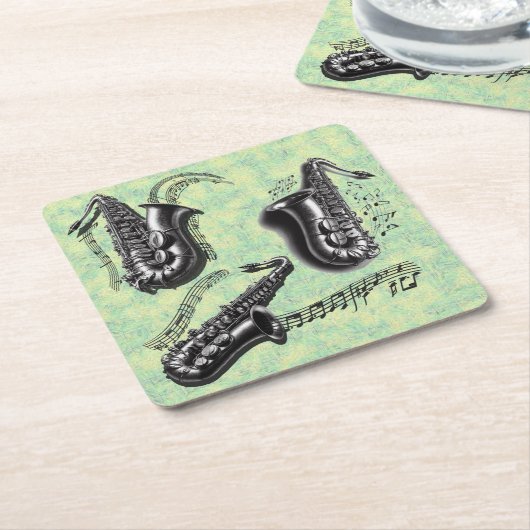 Sax Rechteckiger Pappuntersetzer (angewinkelt)