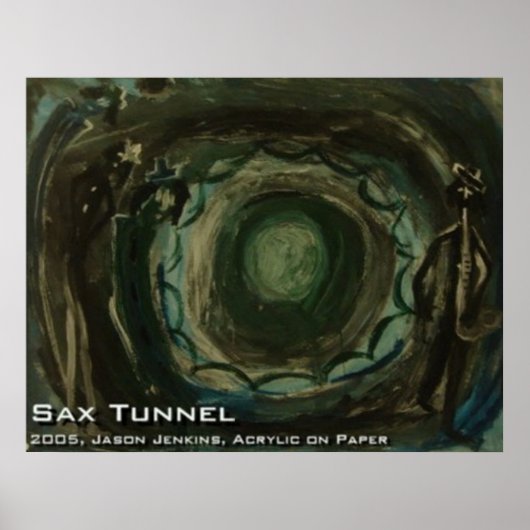 Sax Tunnel Poster (Vorne)