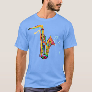 Saxaphone Funny spendet Musikinstrument T-Shirt