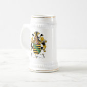 Saxe Familienwappen Bierglas (Vorderseite Links)