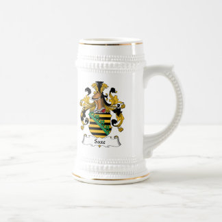 Saxe Familienwappen Bierglas