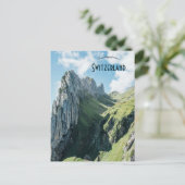 Saxer Lücke Rüte Schweiz Postkarte (Stehend Vorderseite)