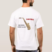 Saxes, das Soul des Bandes T-Shirt (Rückseite)