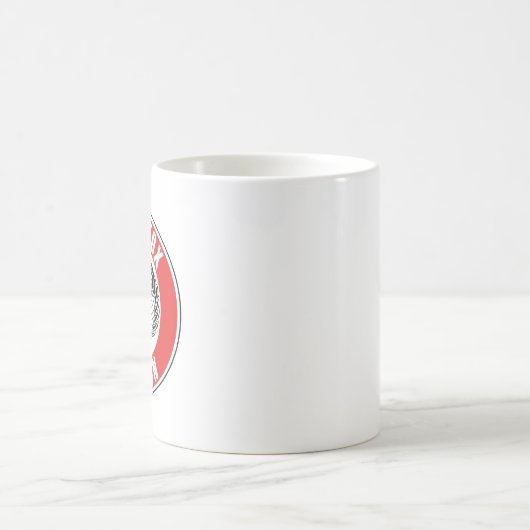 saxfox flagamerican native usa ethnische Symbol in Kaffeetasse (Mittel)