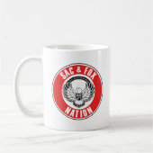 saxfox flagamerican native usa ethnische Symbol in Kaffeetasse (Links)