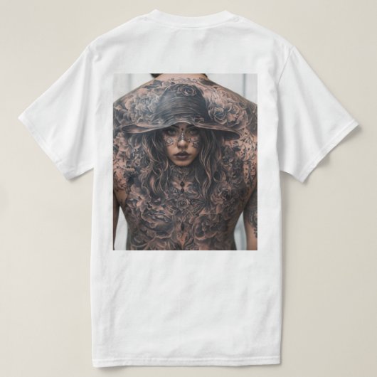 "Saxi Serenade: Groove in Style T - Shirt" T-Shirt (Design Rückseite)