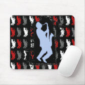 Saxman Mausunterlage Mousepad (Mit Mouse)