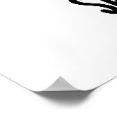 Saxo-bone Funny Bone Funny Music Pun Poster (Ecke)