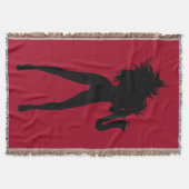 Saxo Woman Throw Blanket Decke (Vorderseite)