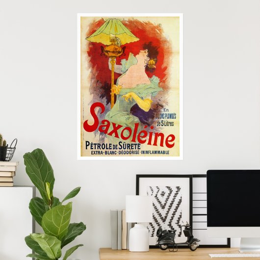 Saxoleine, Jules Chéret Poster (Heimbüro)
