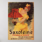 Saxoleine Lamp Oil Red Lampshade Poster (Vorne)