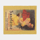 Saxoleine Lampen-Öl-Rot-Lampenschirm Fleecedecke (Vorderseite (Horizontal))