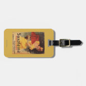 Saxoleine Lampen-Öl-Rot-Lampenschirm Gepäckanhänger (Vorderseite horizontal)