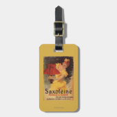 Saxoleine Lampen-Öl-Rot-Lampenschirm Gepäckanhänger (Vorderseite vertikal)