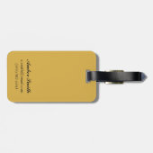 Saxoleine Lampen-Öl-Rot-Lampenschirm Gepäckanhänger (Rückseite horizontal)