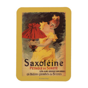 Saxoleine Lampen-Öl-Rot-Lampenschirm Magnet